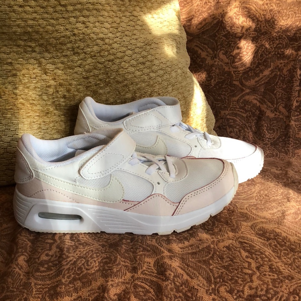 Kids White Nike Athletic Sneakers